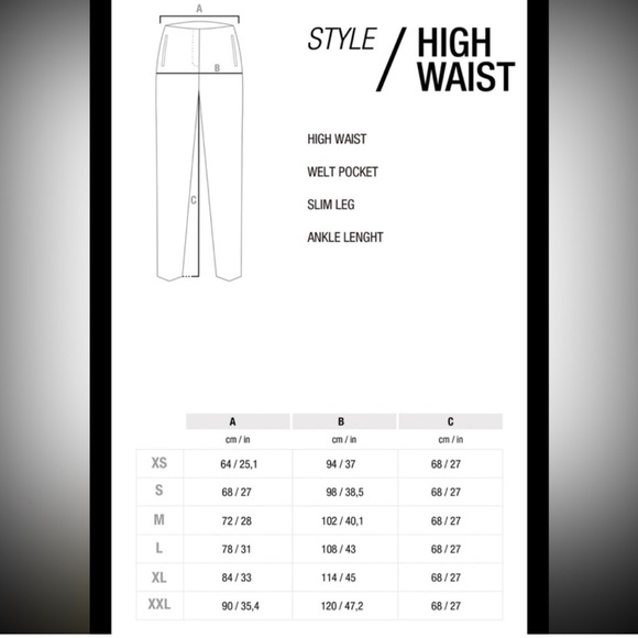 NWT Zara High Waisted Pants - Oil - Picture 8 of 8